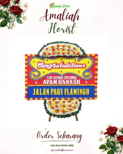 Bunga Papan Congratulation di Ujunggurap